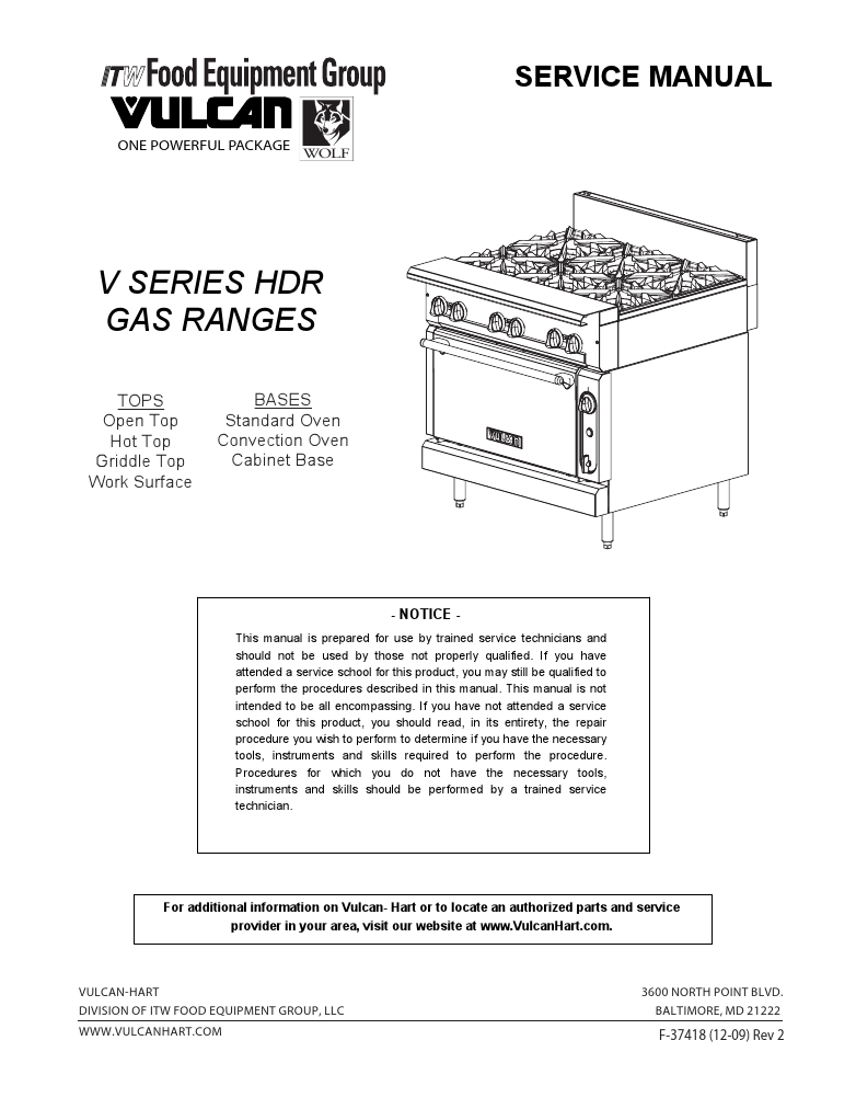 Vulcan VCBB48-NAT Commercial Grill Charbroiler Manual