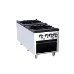 BABAK ATSP-18-2 18" Gas Stock Pot Stove With 2 Burners