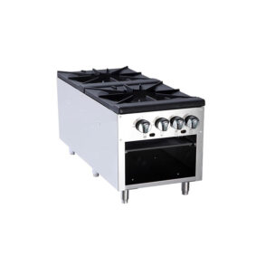 BABAK ATSP-18-2 18" Gas Stock Pot Stove With 2 Burners