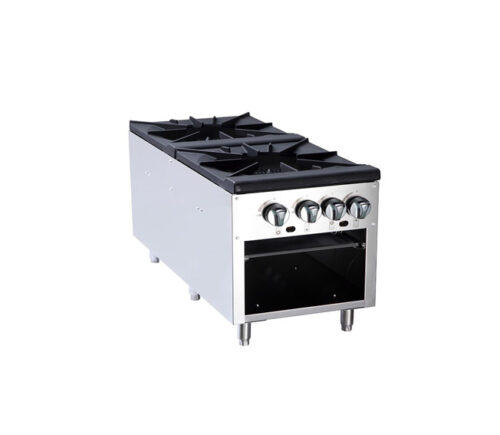 BABAK ATSP-18-2 18" Gas Stock Pot Stove With 2 Burners - Image 1