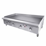 BABAK ATTG-48 48" Gas Countertop Griddle with Thermostatic Controls