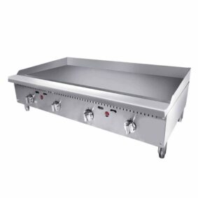 BABAK ATTG-48 48" Gas Countertop Griddle with Thermostatic Controls