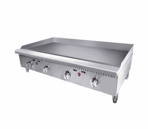 BABAK ATTG-48 48" Gas Countertop Griddle with Thermostatic Controls - Image 1