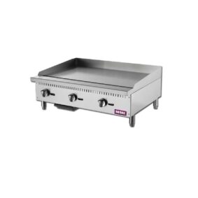 BABAK B-ATMG-36 36" Gas Countertop Griddle with Manual Controls