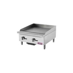 BABAK B-ATMG-24 24" Gas Countertop Griddle with Manual Controls