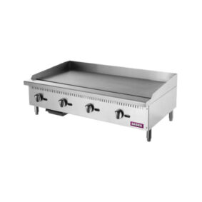 BABAK ATMG-48 48" Gas Countertop Griddle with Manual Controls