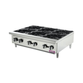 Babak ATHP-36-6 36" Gas Countertop Hot Plate With 6 Burners