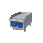 Globe GG15G 15" Gas Countertop Griddle with Manual Controls