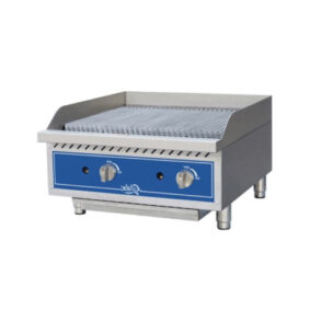 Globe GG24TG 24" Gas Countertop Griddle with Thermostatic Controls