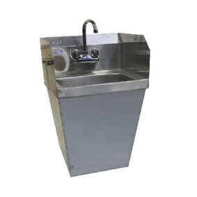 Hand Sink with Faucet & Stainless Steel Base