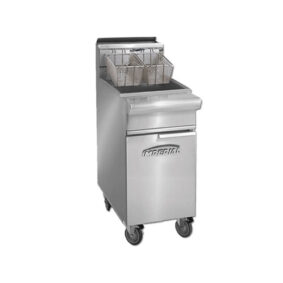 Imperial IRF-40-OP 40lb Gas Range Open Pot Floor Fryer