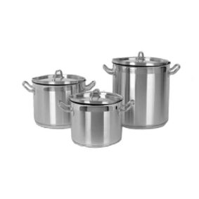 Johnson Rose Stainless Steel Stock Pots with Cover