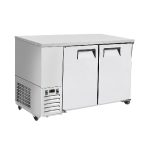 59" Solid Door Back Bar Cooler