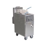 Royal RHEF-45-CM 45lb Gas High Efficiency Floor Fryer
