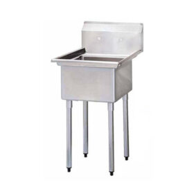 EFI SI818-1N 18" x 18" One Compartment Sink with No Drainboard