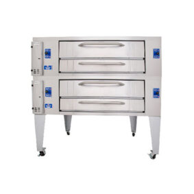Baker's Pride Y-802BL Superdeck Series Double Deck Gas Oven with 7.5" Deck Height