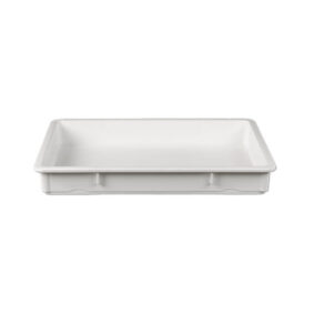 Winco White Pizza Dough Box