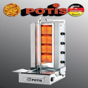 Potis Z GD4 Vertical Broiler with Dual Infrared Burners