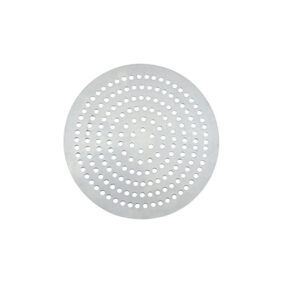 Winco APZP-SP Aluminum Super-Perforated Pizza Disks