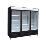 EFI C3-82GDVC Three Swing Door Glass Refrigerator Merchandiser