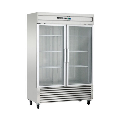 Avesta 54" Double Glass Door Reach-In Freezer - Image 1