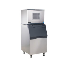 Scotsman C0530SA-1D Prodigy Series 30" Air Cooled Small Cube Ice Machine with Stainless Steel Exterior Bin - 525 lb.