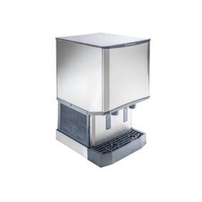 Scotsman HID540A-1 Meridian Countertop Air Cooled Ice Machine and Water Dispenser - 40 lb. Bin Storage