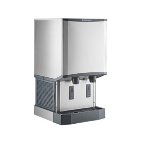 Scotsman HID540W-1 Meridian Countertop Water Cooled Ice Machine and Water Dispenser - 40 lb. Bin Storage