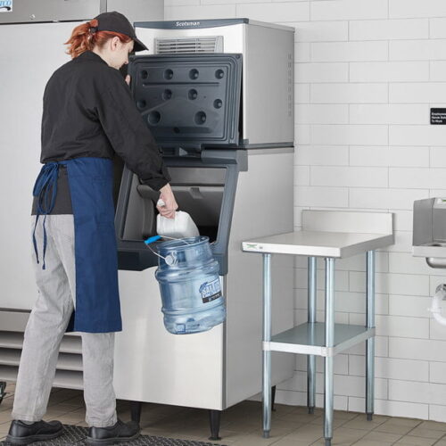 Scotsman C0522MA-5 Prodigy Series 22" Air Cooled Medium Cube Ice Machine / Storage Bin- 475 lb. - Image 2