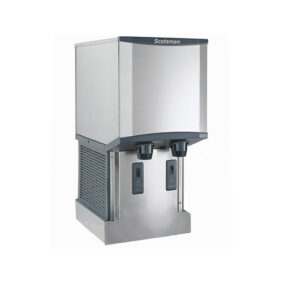Scotsman HID312AW-1 Meridian Wall Mount Air Cooled Ice Machine and Water Dispenser - 12 lb. Bin Storage