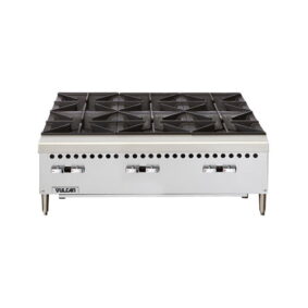Vulcan VCRH36-1 Natural Gas 36" 6 Burner Countertop Range / Hot Plate 150000 BTU