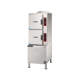 Vulcan C24ET6 LWE 6 Pan Low Water / Energy Series Electric Floor Steamer 240V 3 Phase 17kW