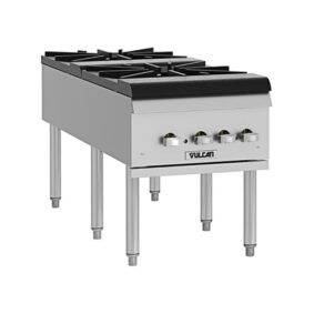 Vulcan VSP200F Liquid Propane 2 Burner Stock Pot Range 220000 BTU