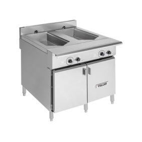 Vulcan VCS18 Single Well 18" Versatile Chef Station / Multifunctional Cooker 208V 3 Phase 9 kW