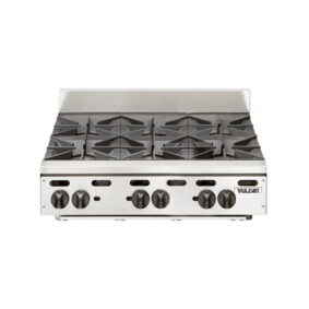Vulcan VHP636 Natural Gas 36" 6 Burner Countertop Range 180000 BTU