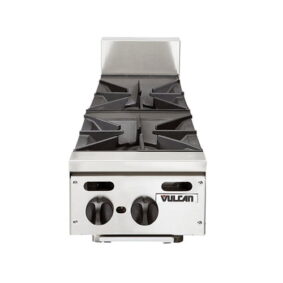 Vulcan VHP212 Liquid Propane 12" 2 Burner Countertop Range 55000 BTU