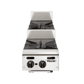 Vulcan VHP212U Natural Gas 12" 2 Burner Step Up Countertop Range 60000 BTU