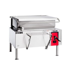Vulcan VG40-NAT Natural Gas 40 Gallon Manual Tilt Braising Pan / Tilt Skillet 120000 BTU