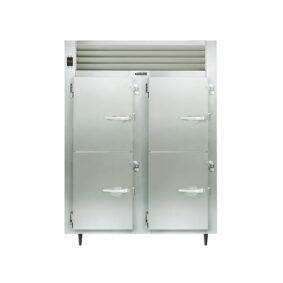 Traulsen AHF232W-HHS 52.8 Cu. Ft. Solid Half Door Two Section Reach In Heated Holding Cabinet