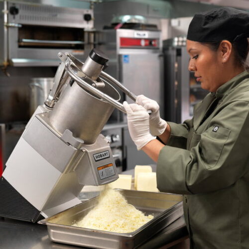 Hobart FP250-1A Full Moon Pusher Continuous Feed Food Processor 44624 hp - Image 2