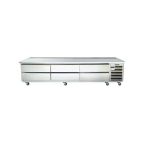 Traulsen TE110HT 6 Drawer 110" Refrigerated Chef Base