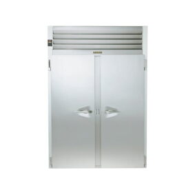 Traulsen AIH232LP-FHS 80.2 Cu. Ft. Two Section Roll-Thru Heated Holding Cabinet for 66" Pan Racks
