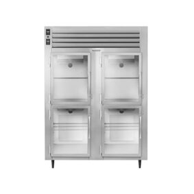 Traulsen AHF232W-HHG 52.8 Cu. Ft. Glass Half Door Two Section Reach In Heated Holding Cabinet