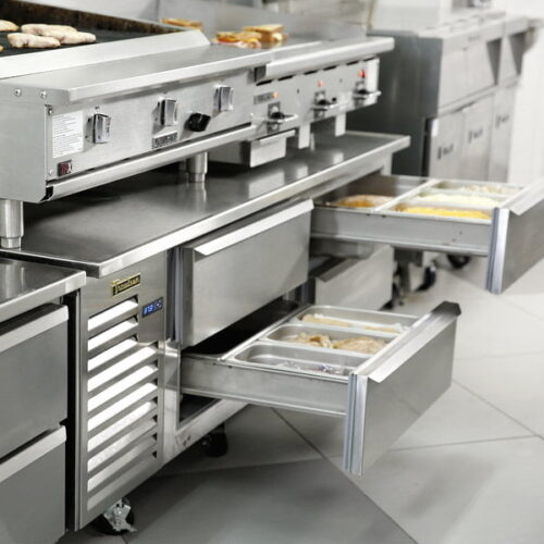 Traulsen TE072HT 4 Drawer 72" Refrigerated Chef Base - Image 2