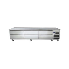 Traulsen TE096HT-1 6 Drawer 96" Refrigerated Chef Base