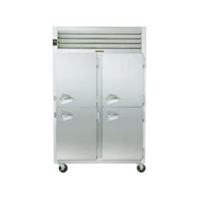 Traulsen G24307P 2 Section Pass-Through Half Door Hot Food Holding Cabinet