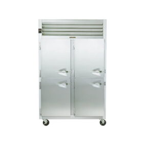 Traulsen G24305P 2 Section Pass-Through Half Door Hot Food Holding Cabinet