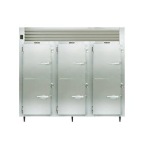Traulsen AHF332W-HHS 79 Cu. Ft. Solid Half Door Three Section Reach In Heated Holding Cabinet