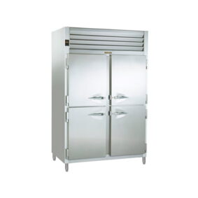 Traulsen RCV232WUT-HHS Stainless Steel Two Section Half Door Reach In Convertible Freezer / Refrigerator