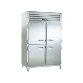 Traulsen RDT232WUT-HHS Stainless Steel 45 Cu. Ft. Two Section Half Door Reach In Refrigerator / Freezer